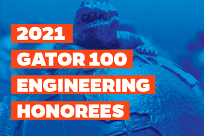 2021 Gator100 Engineering Honorees