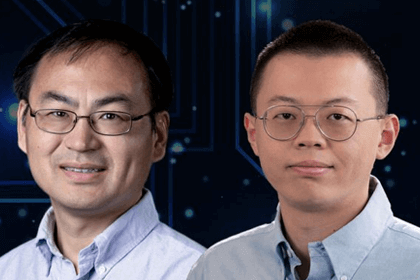 Shigang Chen, Ph.D., IEEE Fellow and professor in CISE, and Kejun Huang, Ph.D., assistant professor in CISE