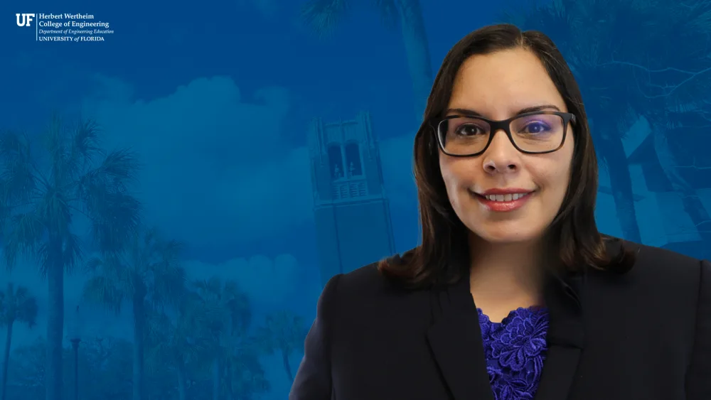 Composite banner featuring Idalis Villanueva Alarcón