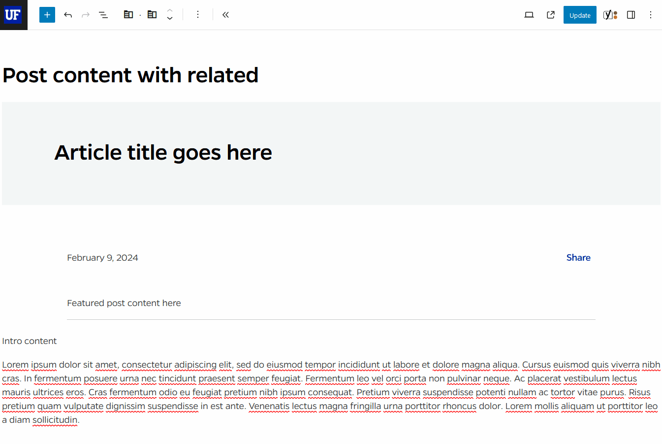 How to edit related post blocks in Mercury
