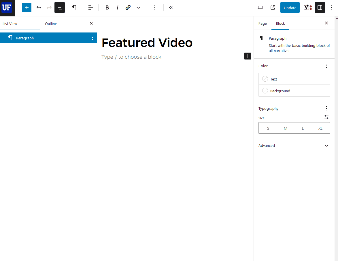 How to insert a featured video - multiple block in Mercury