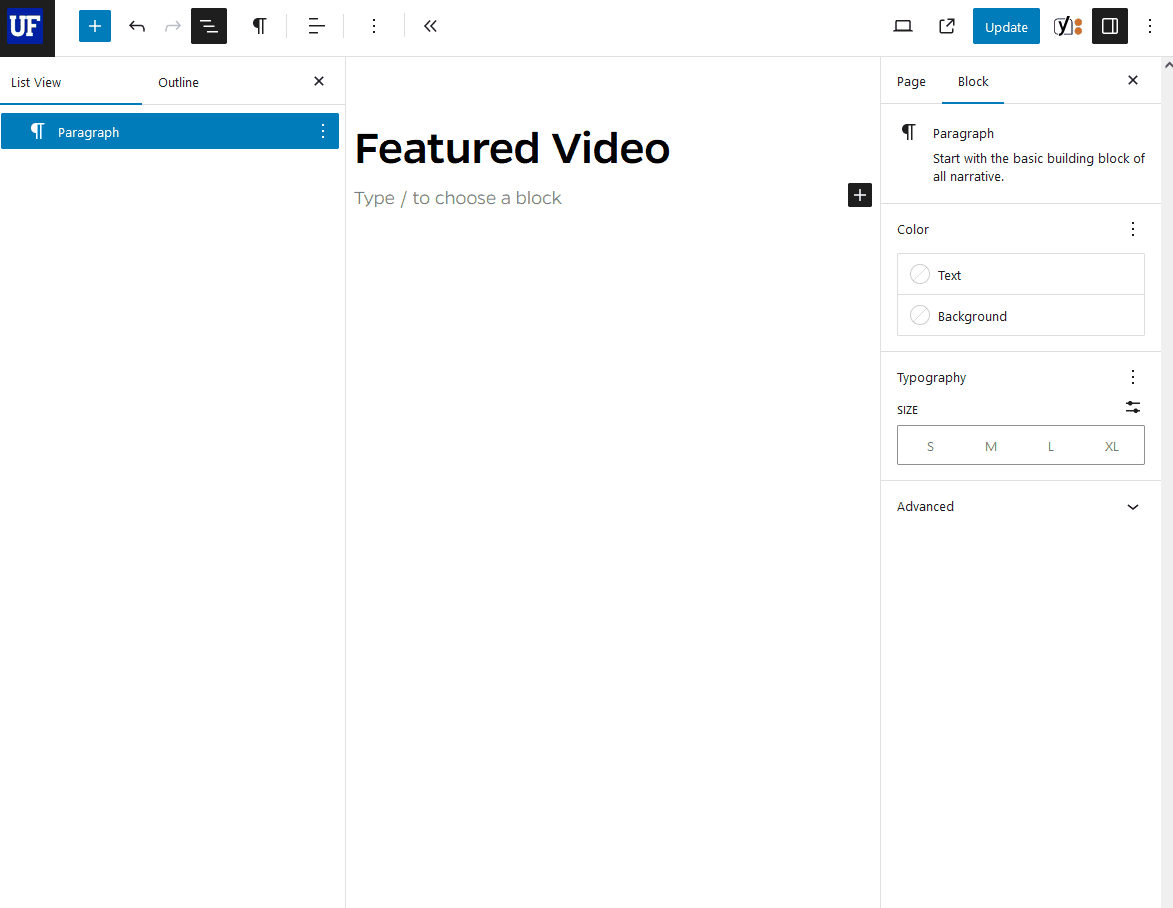 How to add a featured video block in Mercury