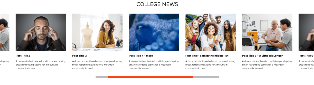Slider news block in Mercury