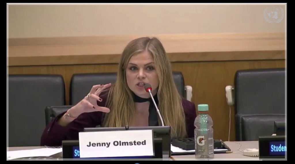 Jenny at United Nations