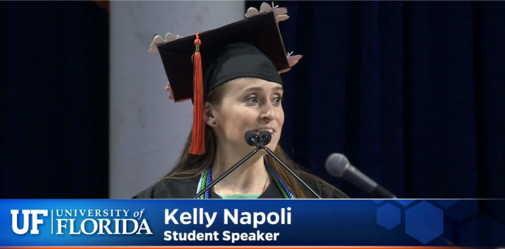 Kelly Napoli on stage