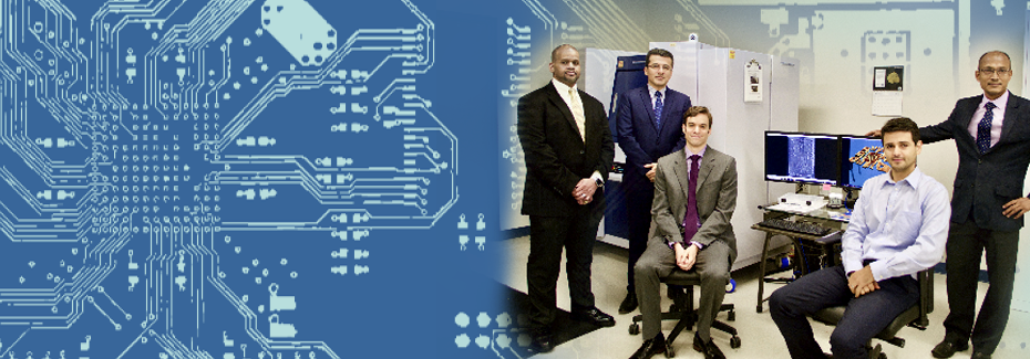 UF engineers at the Florida Institute for Cybersecurity Research use advanced diagnostics and AI to spot computer chip errors.