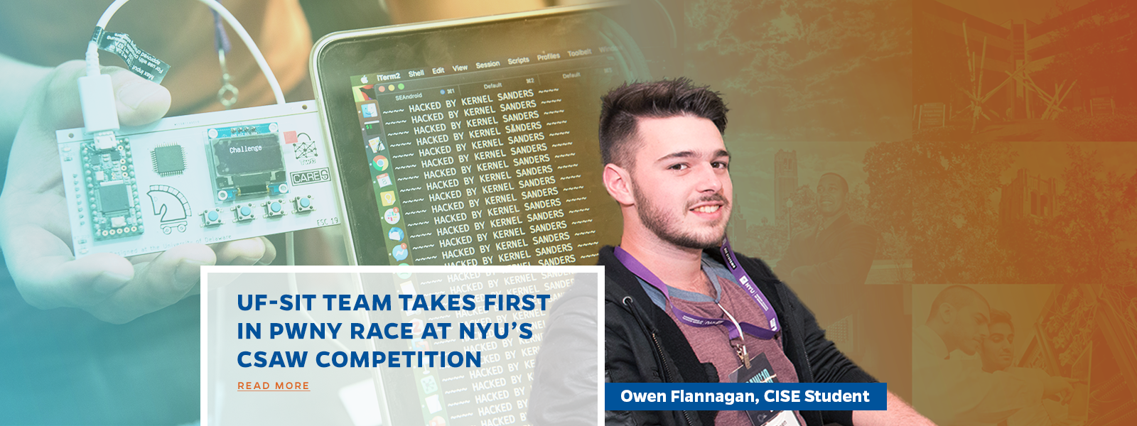 UF-SIT Team Takes First in Pwny Race at NYU’s CSAW Competition