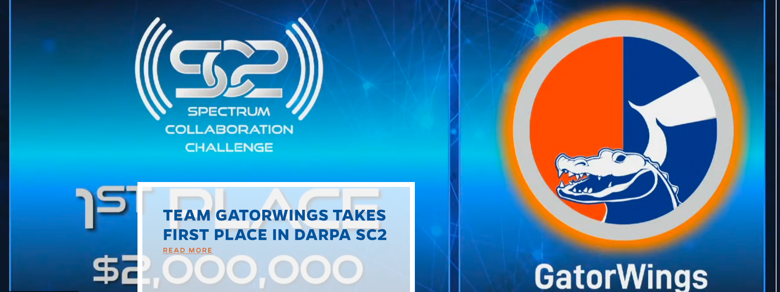 Team GatorWings Takes First Place in DARPA SC2