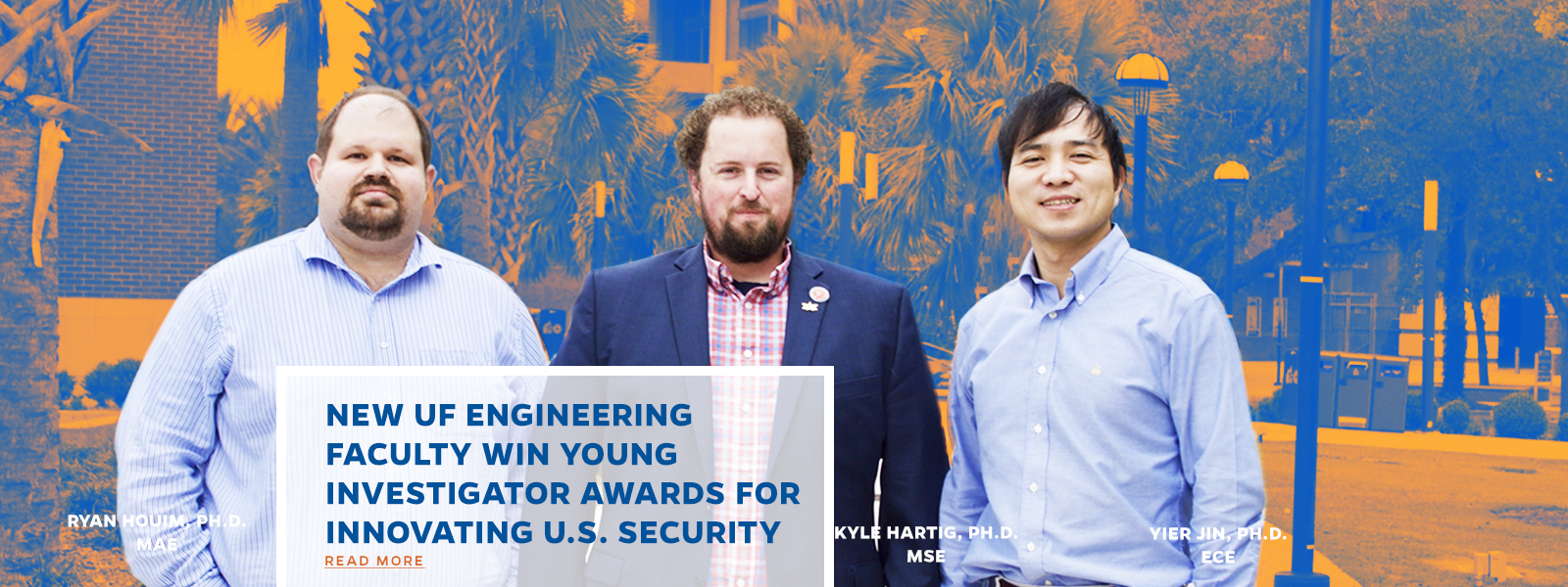 New UF Engineering Faculty Win Young Investigator Awards For Innovating U.S. Security