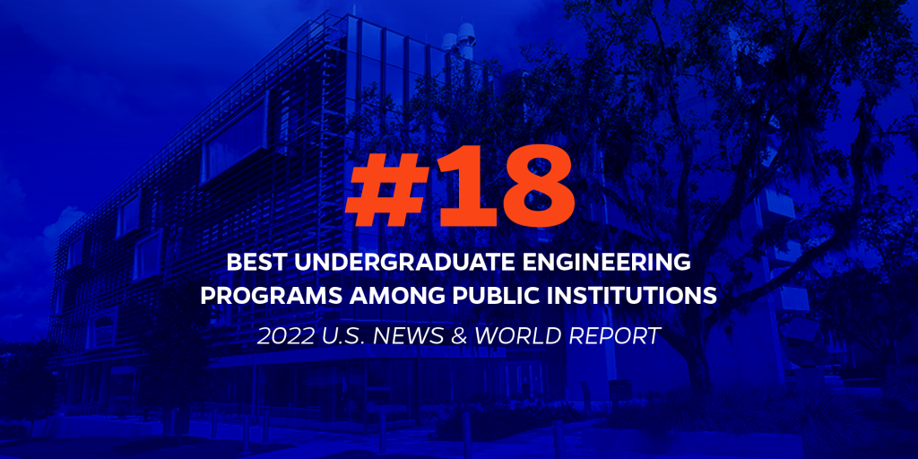 #18 Best Undergraduate Engineering Programs Among Public Institutions