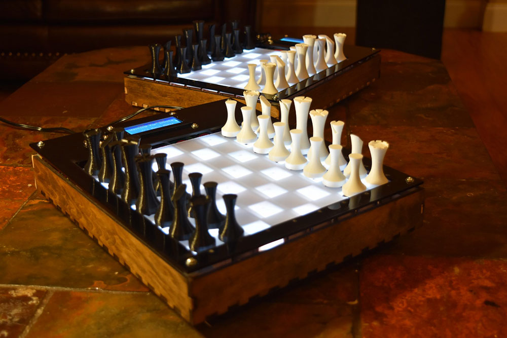 The winning project for the Nelms Institute student Internet of Things (IoT) Design Competition: Remote Chess