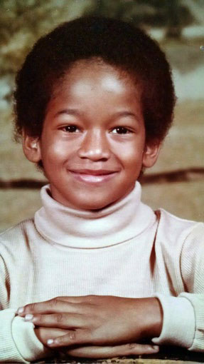 Damon Woodard in the second grade