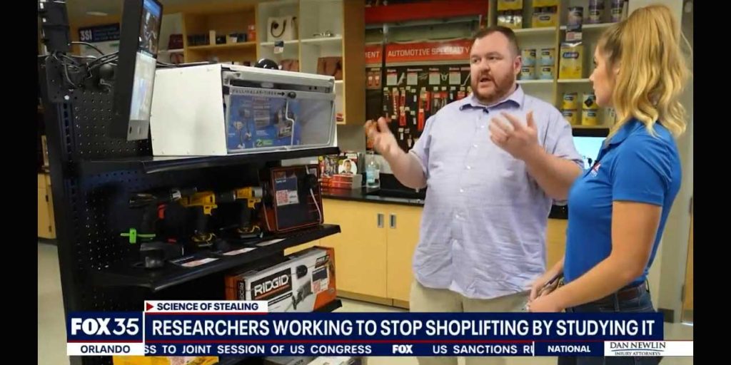 Cory Lowe talks to FOX 35 News about retail theft prevention methods.