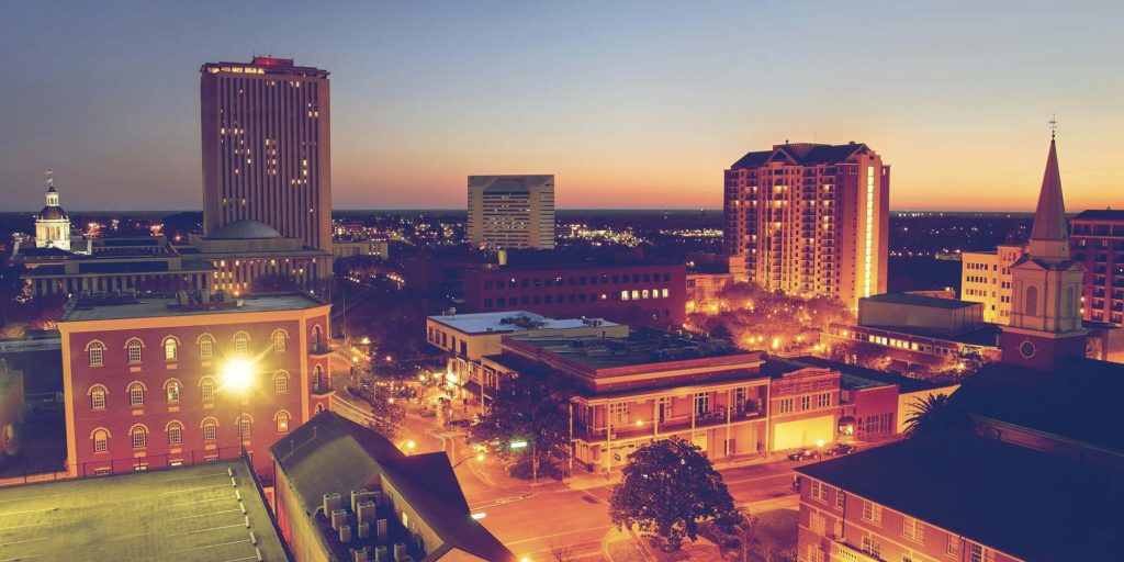 The Tallahassee, Florida skyline