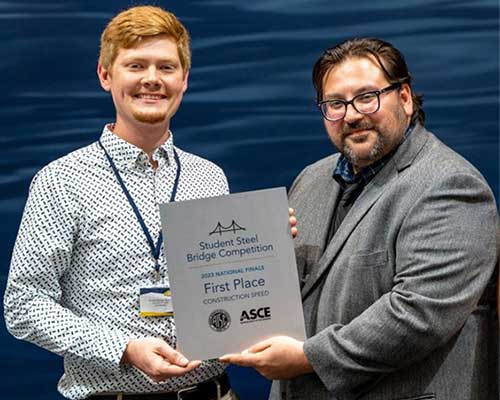 Donald Stowell-Moore, Civil Engineering Senior