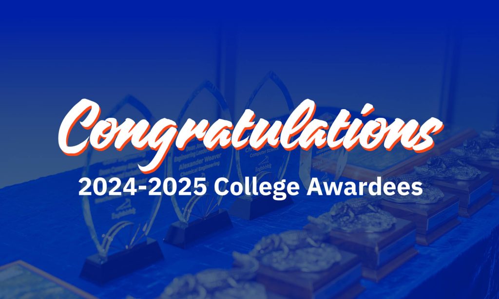 Congratulations to the Herbert Wertheim College of Engineering faculty and staff awardees for 2024-2025!