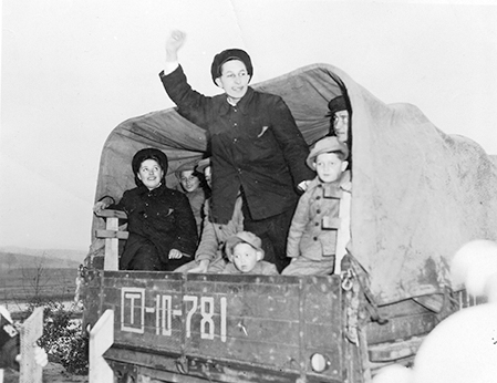 Salah and family released from POW camp.