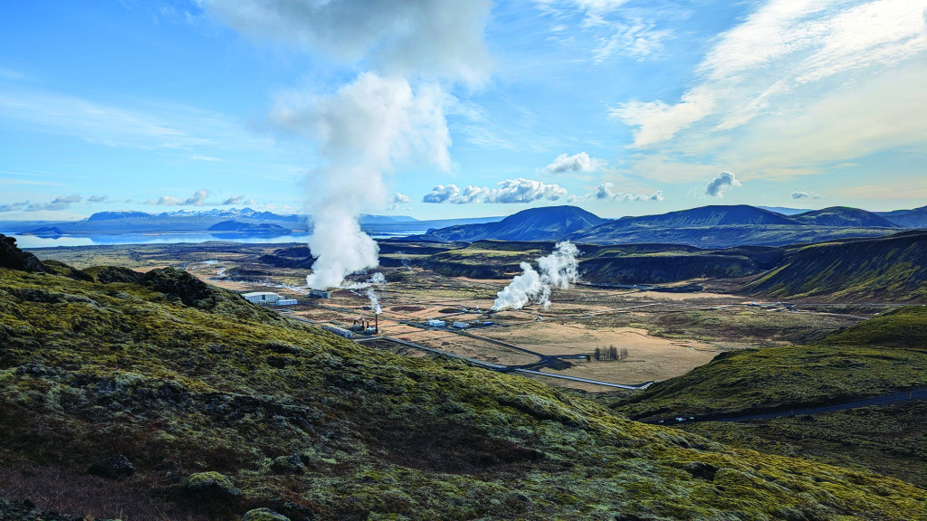 A geothermal plant in Iceland